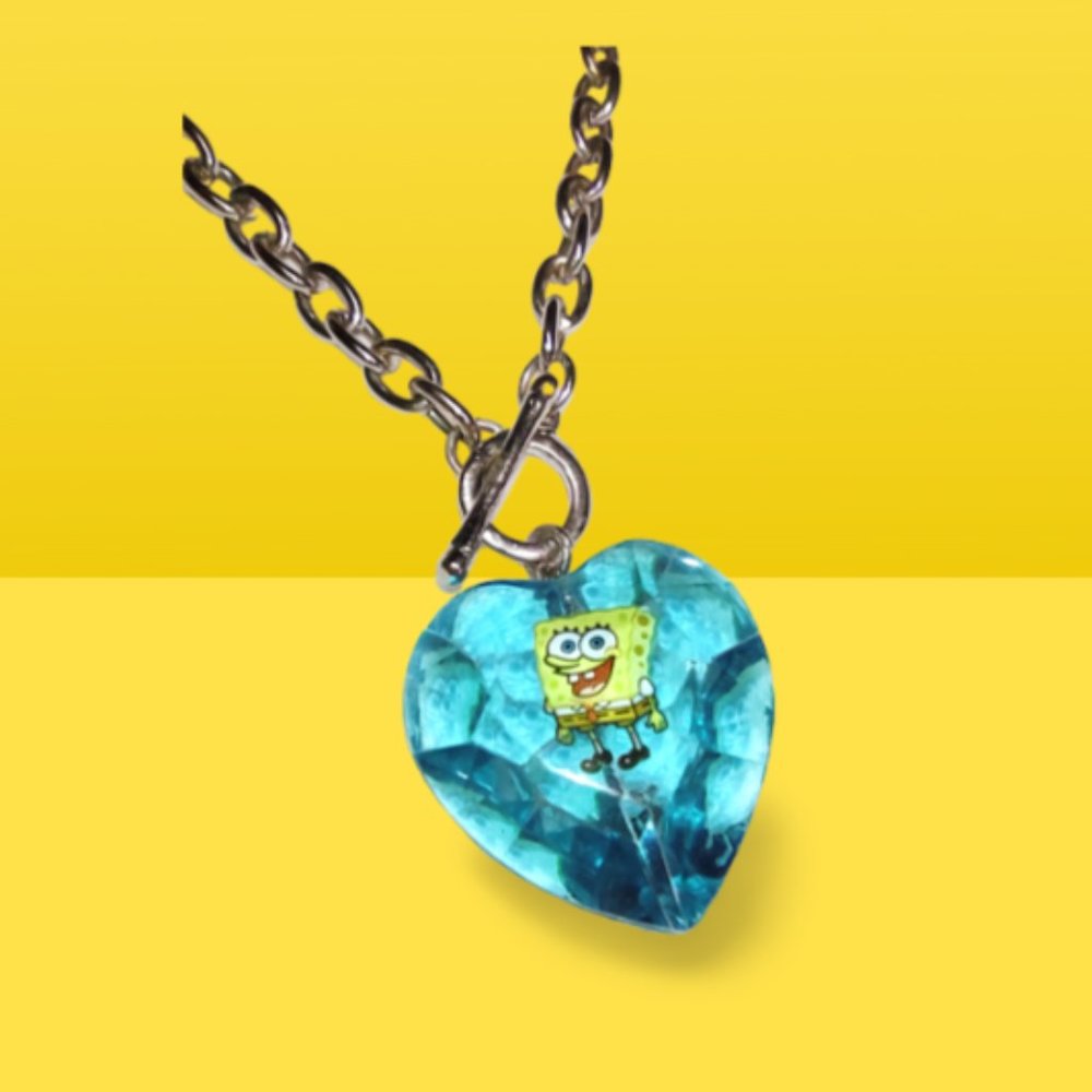 SpongeBob Squarepants Silver Charm Bracelet